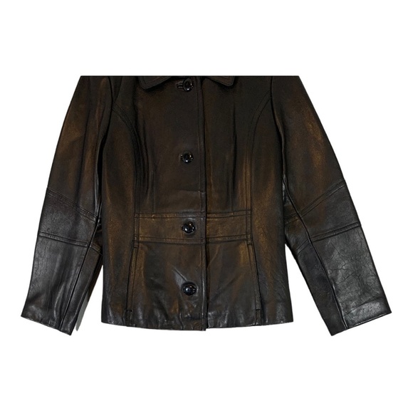 JONES Leather Jacket Size Large - Picture 4 of 8